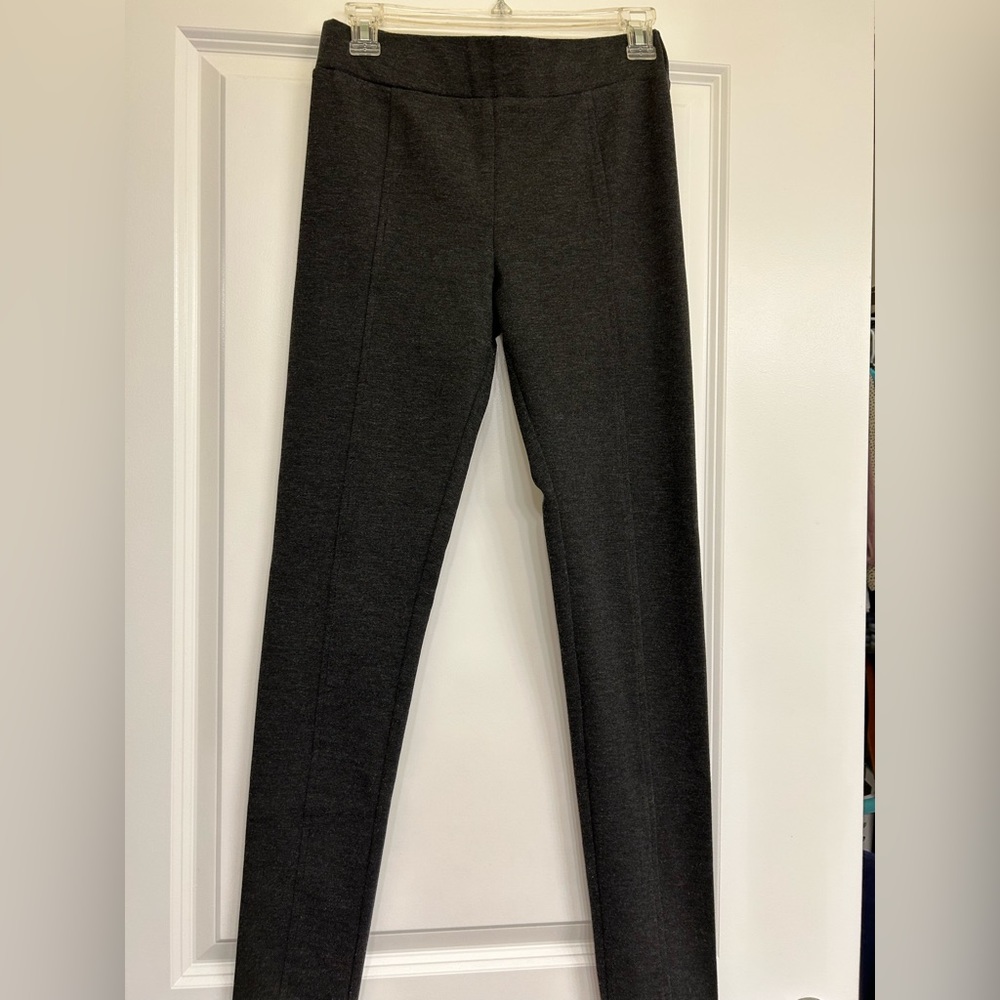 INC International Concepts Gray Straight Leg stretchy pants 2